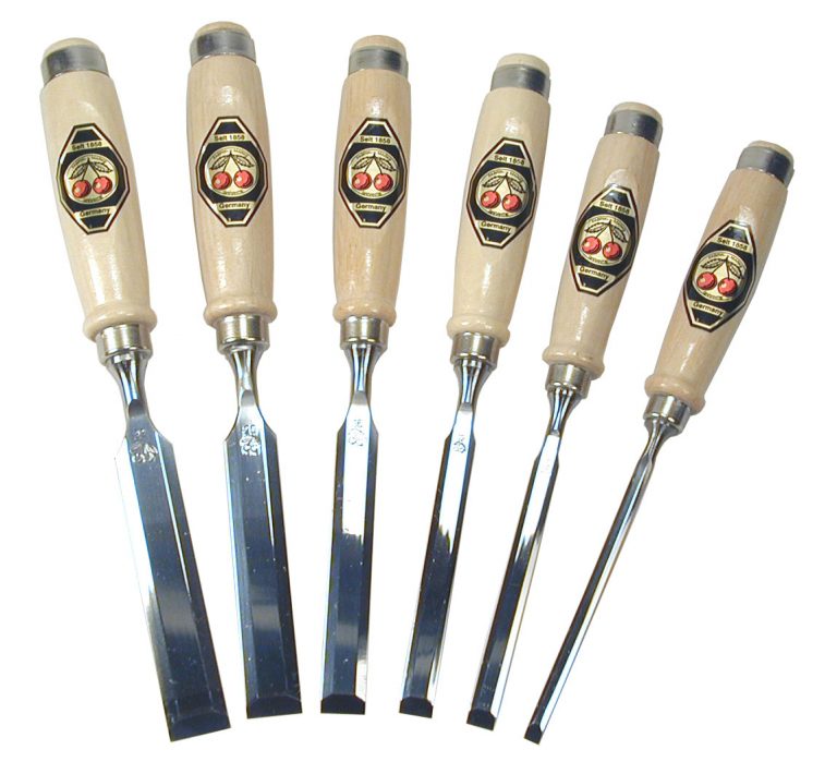 Two Cherries 6Piece Chisel Set Diefenbacher Tools