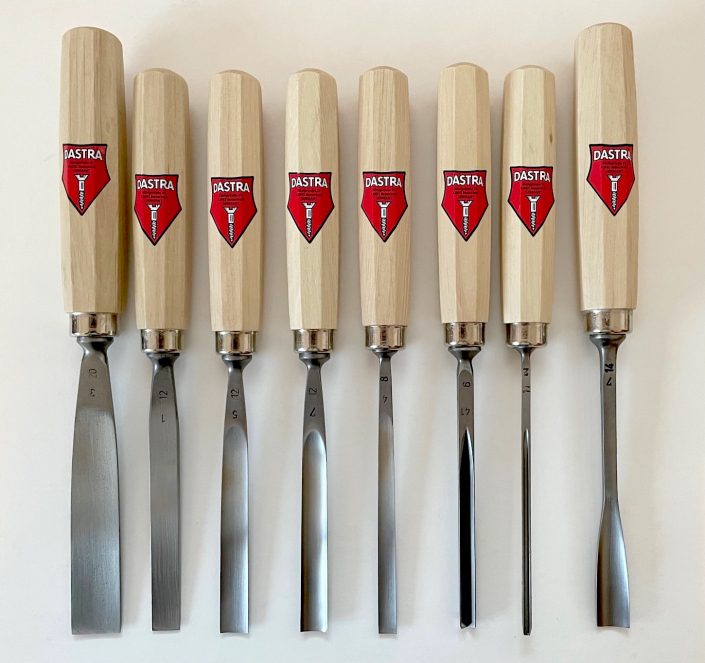 Dastra 8Piece Carving Set Diefenbacher Tools